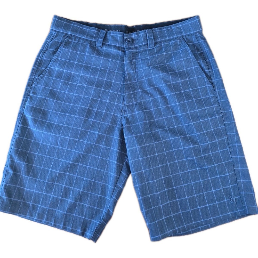 Mens‎ Hang Ten Blue Plaid Size 32 (225)